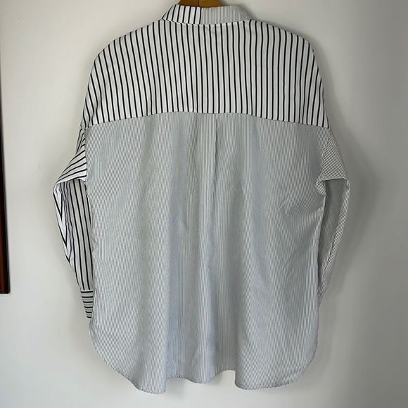 Asymmetrical Button Up Shirt - Picture 2 of 6